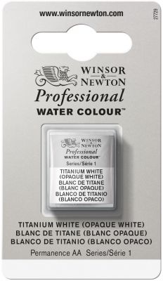 AQUARELLE 1/2 GODET BLANC DE TITANE SERIE1