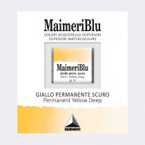 AQUARELLE 1/2 GODET MAIMERI BLU JAUNE PERMANENT FONCE