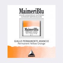 AQUARELLE 1/2 GODET MAIMERI BLU JAUNE PERMANENT ORANGE