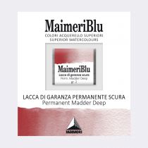 AQUARELLE 1/2 GODET MAIMERI BLU LAQUE DE GARANCE PERMANENT FONCE