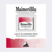 AQUARELLE 1/2 GODET MAIMERI BLU LAQUE DE GARANCE ROSE