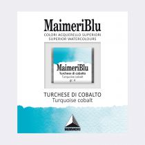 AQUARELLE 1/2 GODET MAIMERI BLU TURQUOISE DE COBALT