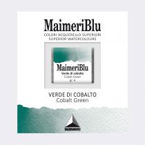 AQUARELLE 1/2 GODET MAIMERI BLU VERT DE COBALT