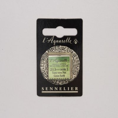 AQUARELLE 1/2 GODET SENNELIER TERRE VERTE NATURELLE S1