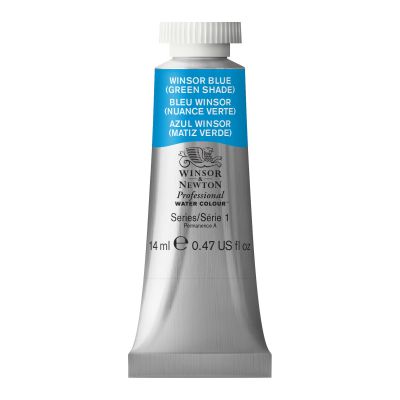 AQUARELLE 14ML BLEU WINSOR NUANCE VERTE SERIE 1