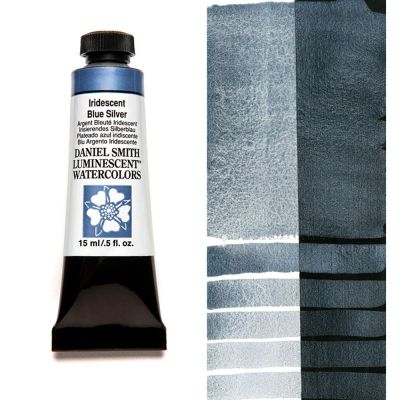 AQUARELLE DANIEL SMITH 15ML ARGENT BLEUTE IRIDESCENT