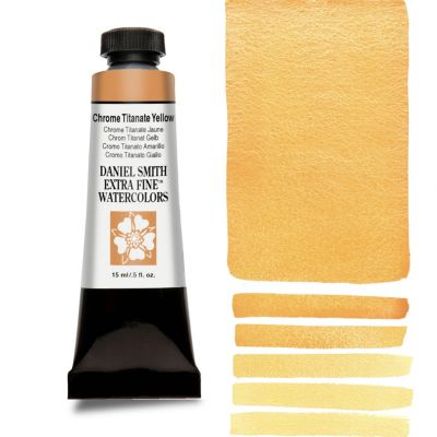 AQUARELLE DANIEL SMITH 15ML CHROME TITANATE JAUNE