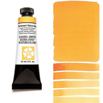 AQUARELLE DANIEL SMITH 15ML JAUNE FONCE PERMANENT