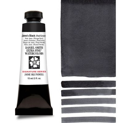 AQUARELLE DANIEL SMITH 15ML NOIR JANE (ROUGE/VERT)