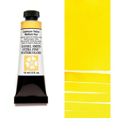 AQUARELLE DANIEL SMITH 15ML NUANCE JAUNE DE CADMIUM MOYEN