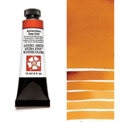 AQUARELLE DANIEL SMITH 15ML OR FONCE DE QUINACRIDONE