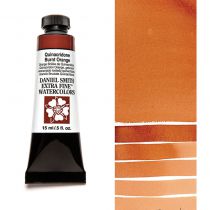 AQUARELLE DANIEL SMITH 15ML ORANGE BRULEE DE QUINACRIDONE