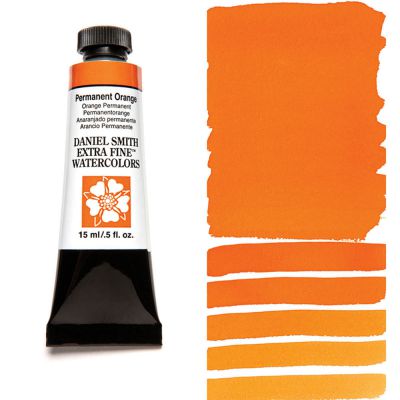 AQUARELLE DANIEL SMITH 15ML ORANGE PERMANENT
