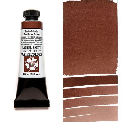 AQUARELLE DANIEL SMITH 15ML OXYDE DE FER ROUGE ECOLOGIQUE