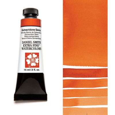 AQUARELLE DANIEL SMITH 15ML TERRE DE SIENNE DE QUINACRIDONE
