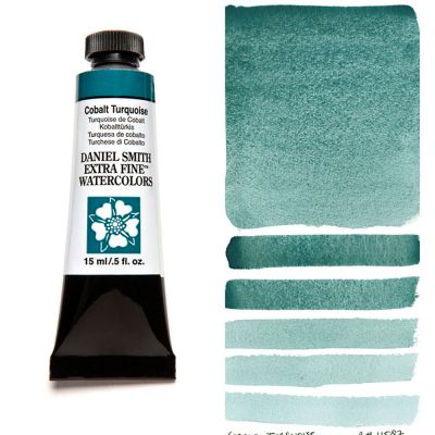 AQUARELLE DANIEL SMITH 15ML TURQUOISE DE COBALT