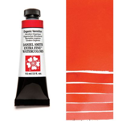 AQUARELLE DANIEL SMITH 15ML VERMILLON ORGANIQUE