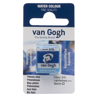 AQUARELLE FINE 1/2 GODET VAN GOGH BLEU PHTALO