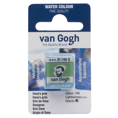 AQUARELLE FINE 1/2 GODET VAN GOGH GRIS DE DAVY