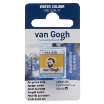 AQUARELLE FINE 1/2 GODET VAN GOGH JAUNE AZO FONCE