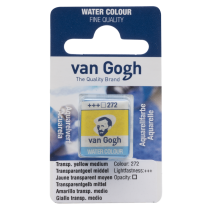 AQUARELLE FINE 1/2 GODET VAN GOGH JAUNE TRANSPARENT MOYEN