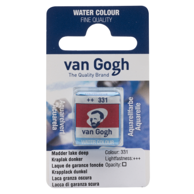 AQUARELLE FINE 1/2 GODET VAN GOGH LAQUE DE GARANCE FONCE