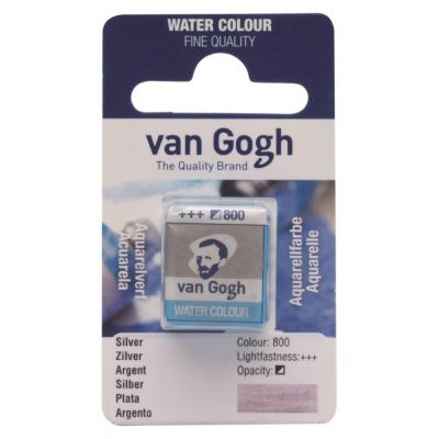 AQUARELLE FINE 1/2 GODET VAN GOGH METALLIC ARGENT