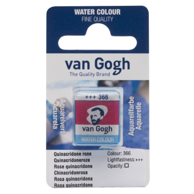 AQUARELLE FINE 1/2 GODET VAN GOGH ROSE QUINACRIDONE