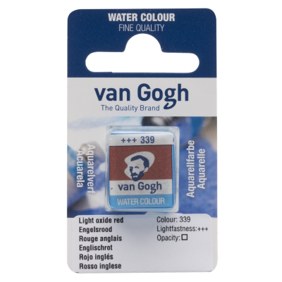AQUARELLE FINE 1/2 GODET VAN GOGH ROUGE ANGLAIS