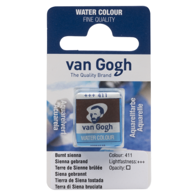 AQUARELLE FINE 1/2 GODET VAN GOGH TERRE DE SIENNE BRULEE