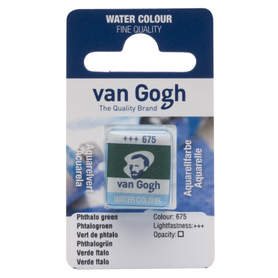 AQUARELLE FINE 1/2 GODET VAN GOGH VERT DE PHTALO