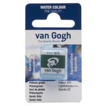 AQUARELLE FINE 1/2 GODET VAN GOGH VERT DE PHTALO