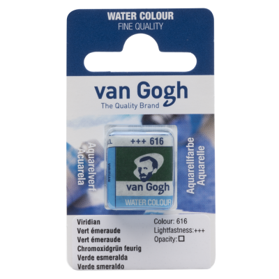 AQUARELLE FINE 1/2 GODET VAN GOGH VERT EMERAUDE