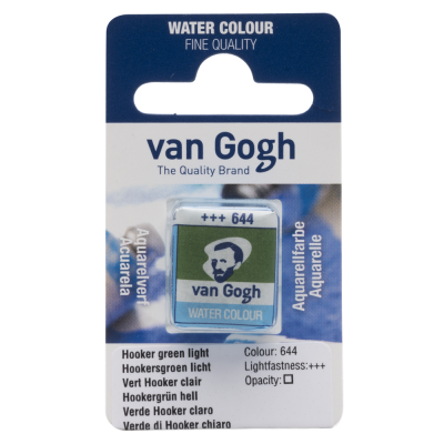 AQUARELLE FINE 1/2 GODET VAN GOGH VERT HOOKER CLAIR