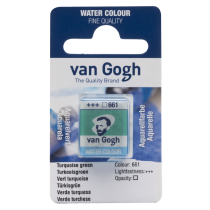 AQUARELLE FINE 1/2 GODET VAN GOGH VERT TURQUOISE