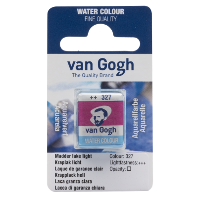 AQUARELLE FINE 1/2 GODETLAQUE VAN GOGH GARANCE CLAIR