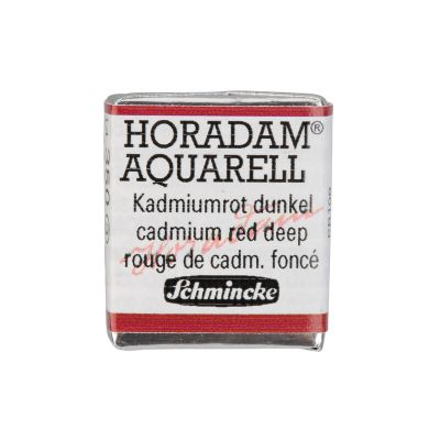 AQUARELLE HORADAM SCHMINCKE ROUGE DE CADMIUM FONCE