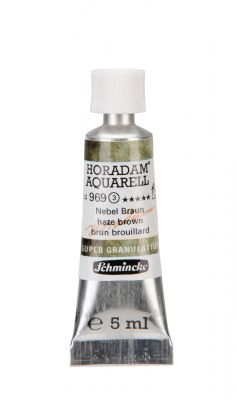 AQUARELLE HORADAM SCHMINCKE SUPERGRANULATION BRUN BROUILLARD