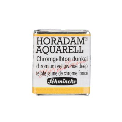 AQUARELLE HORADAM SCHMINCKE TEINTE JAUNE DE CHROME FONCE