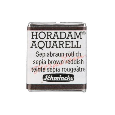 AQUARELLE HORADAM SCHMINCKE TEINTE SEPIA ROUGEATRE