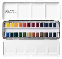 BLACK BOX AQUARELLE EXTRA FINE 24 1/2 GODETS WINSOR & NEWTON