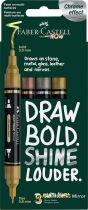 BLISTER 3 MARQUEURS MULTIMARK MIRROR FABER CASTELL