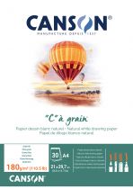  BLOC \ C\  A GRAIN CANSON 180GR 30 FEUILLES 