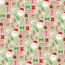BLOC 10 FEUILLES 30x30CM SANTA BABY