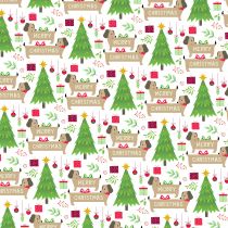 BLOC 10 FEUILLES WOOFY CHRISTMAS