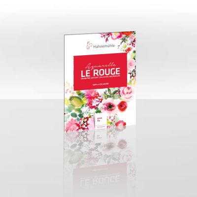 BLOC AQUARELLE LE ROUGE GRAIN FIN 24X32CM 325G/M� 100FEUILLES