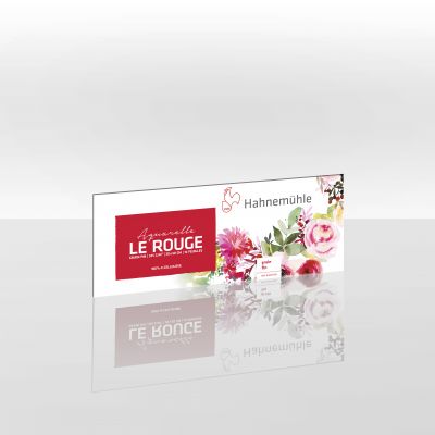 BLOC AQUARELLE LE ROUGE PANORAMA 20X50CM 325G/M�
