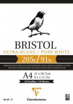 BLOC BRISTOL A4 205GR BLANC