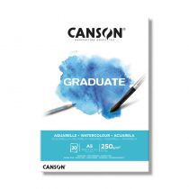 BLOC CANSON GRADUATE AQUARELLE 250g/m² 20 feuilles