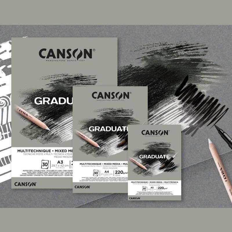 Canson Mi-Teintes - bloc de papier coloré - 20 feuilles 160g/m²